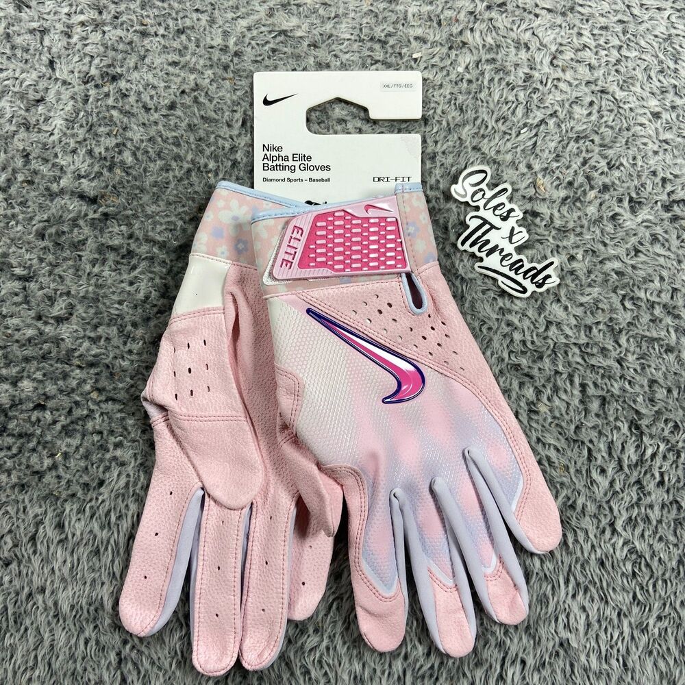 Nike Alpha Elite PE Mother's Day Batting Gloves Size 2XL Men Pink II5449-607